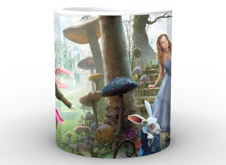 Кружка GeekLand белая Алиса в стране чудес Alice in Wonderland лес чудес AW.02.003 - изображение 2