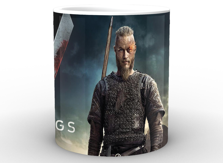 Кухоль GeekLand білий Вікінги Vikings Рагнат VK.02.007 - зображення 2