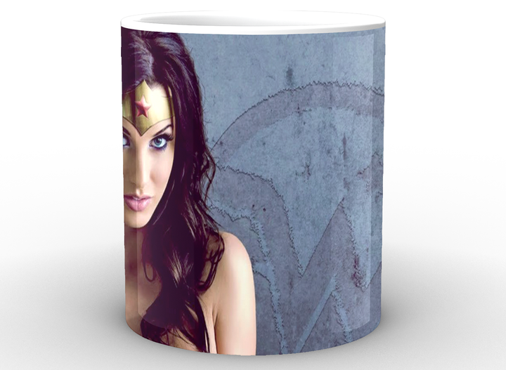 Чашка белая Чудо-Женщина Wonder Woman на сером фоне WW.02.017 - Фото 2 Чашка белая Чудо-Женщина Wonder Woman на сером фоне WW.02.017 - изображение 2