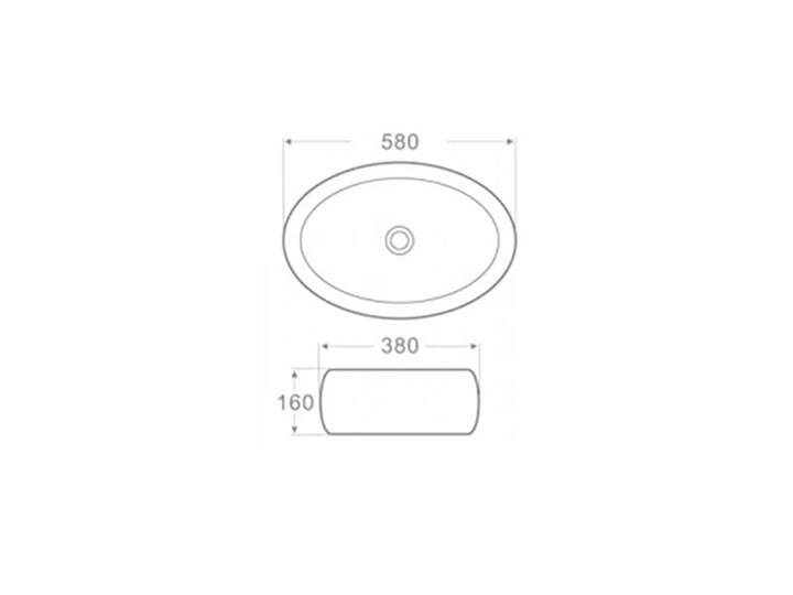 Умивальник NEWARC Countertop 5015S-W - зображення 2
