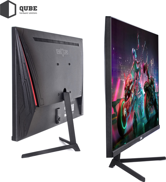 Монитор 23.8" QUBE Overlord (G24F144Plus) IPS FullHD 144Hz / Adaptive Sync / G-SYNC Compatible / FreeSync / Flicker-Free - изображение 12