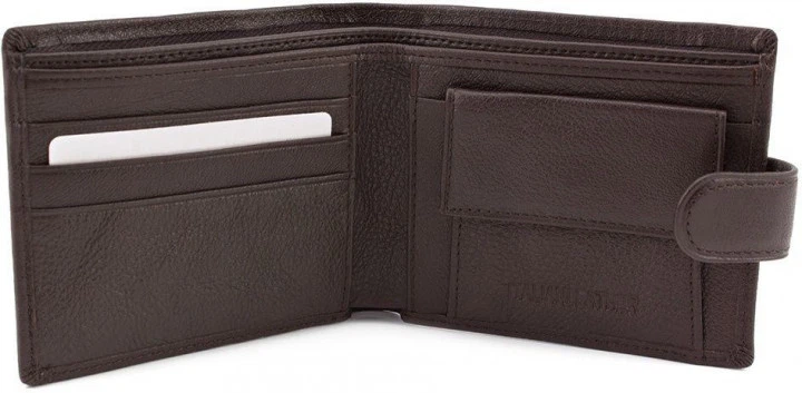 Чоловічий шкіряний гаманець ST Leather (ST104) 98308 Коричневий - зображення 2