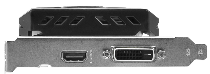 Видеокарта Gainward PCI-Ex GeForce GTX 1650 Pegasus OC 4GB GDDR5 (128bit) (1725/8000) (HDMI, DVI-D) (426018336-4450) - изображение 3