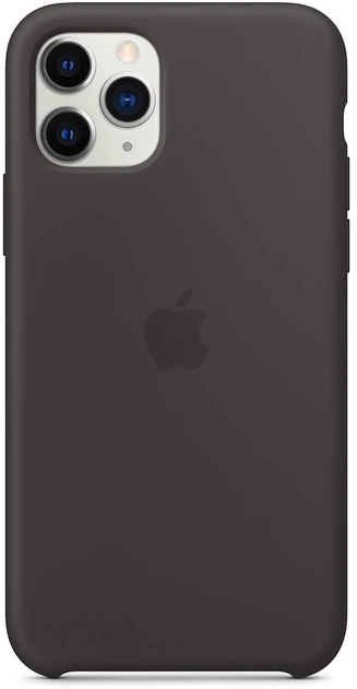 Панель Apple Silicone Case для Apple iPhone 11 Pro Black (MWYN2) - зображення 2