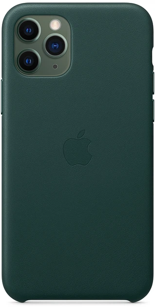 Панель Apple Leather Case для Apple iPhone 11 Pro Forest Green (MWYC2) - зображення 3