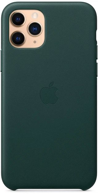 Панель Apple Leather Case для Apple iPhone 11 Pro Forest Green (MWYC2) - зображення 4