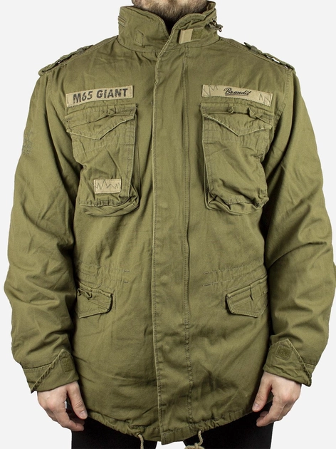 Тактическая куртка Brandit M-65 Giant 3101.1 XL Зеленая (4051773004548) - изображение 1