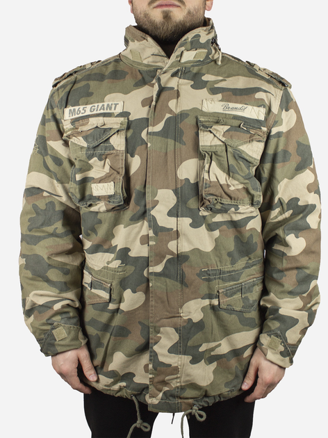 Тактична куртка Brandit M-65 Giant 3101.107 S Камуфляжна (4051773057636) - зображення 1