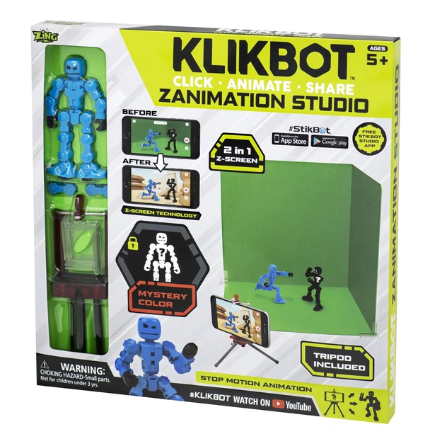 Игровой набор для анимационного творчества Stikbot Klikbot S1