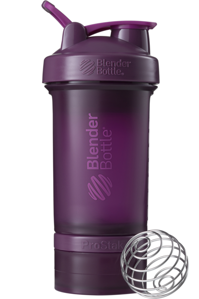 Шейкеры BlenderBottle Шейкер ProStak c шариком 650 ml Plum - Фото 1 Шейкеры BlenderBottle Шейкер ProStak c шариком 650 ml Plum - изображение 1