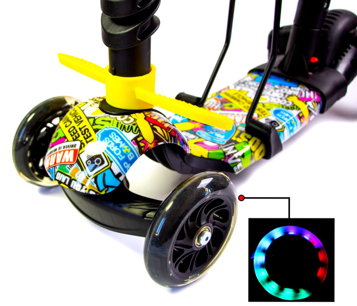 Самокат Scooter Божья коровка 5в1 Graffity – фото, отзывы ...