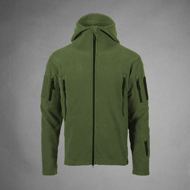 Куртка тактична LikeS куртку з капюшоном L Оливкова ( 6599) - зображення 1
