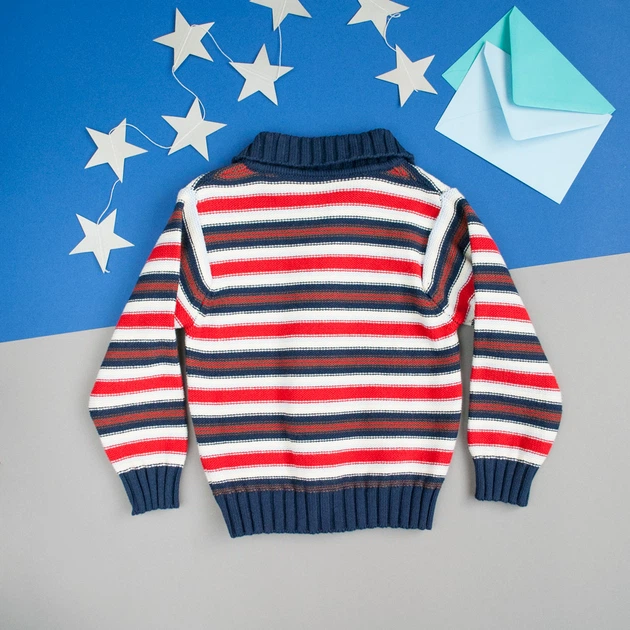 Кофта для мальчика Baby First 14179 98 см Красный - Фото 2 Кофта для мальчика Baby First 14179 98 см Красный - изображение 2
