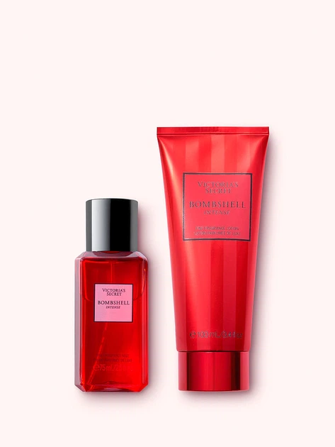 Набір парфум і лосьйон Bombshell Intense Victoria's Secret (Червоний, 75/100мл) - Фото 3 Набір парфум і лосьйон Bombshell Intense Victoria's Secret (Червоний, 75/100мл) - зображення 3