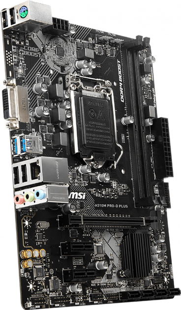 Материнська плата MSI H310M Pro-D Plus (s1151, Intel H310, PCI-Ex16) - зображення 2