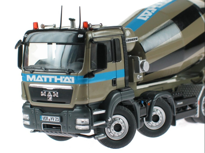 Бетонозмішувач MAN TGS 8x4 MATTHAI LIEBHERR масштабна модель 1 50 - зображення 2