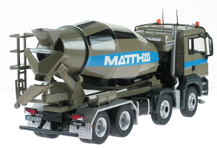 Бетонозмішувач MAN TGS 8x4 MATTHAI LIEBHERR масштабна модель 1 50 - зображення 4