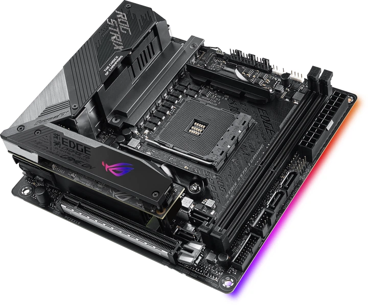 Материнская плата Asus ROG Strix X570-I Gaming (sAM4, AMD X570, PCI-Ex16) - изображение 7