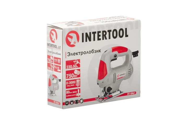 Электролобзик Intertool 750 Вт для резки дерева и металла ручной инструмент для фигурного пропила (D-IT_22-C) - изображение 5
