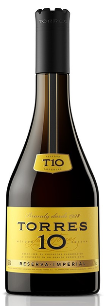 Бренди Torres 10 лет выдержки 0.7 л 38% (8410113000071) - изображение 1