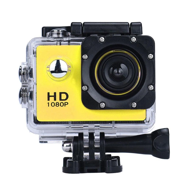 Экшн камера A7 Sports Cam HD 1080p, спортивныая видеокамера для экстрима, Желтый (1002741-Yellow-1) - изображение 2