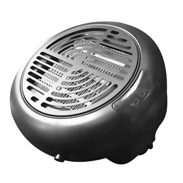 Портативний обігрівач з пультом ДУ 900 Вт Wonder Heater Black тепловентилятор - зображення 2