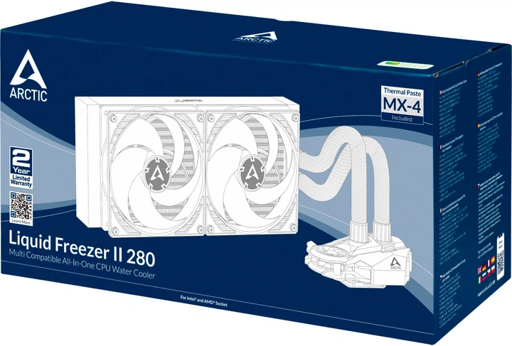 Система жидкостного охлаждения ARCTIC Liquid Freezer II 280 (ACFRE00066B) ready for LGA 1200&1700 - Фото 8 Система жидкостного охлаждения ARCTIC Liquid Freezer II 280 (ACFRE00066B) ready for LGA 1200&1700 - изображение 8