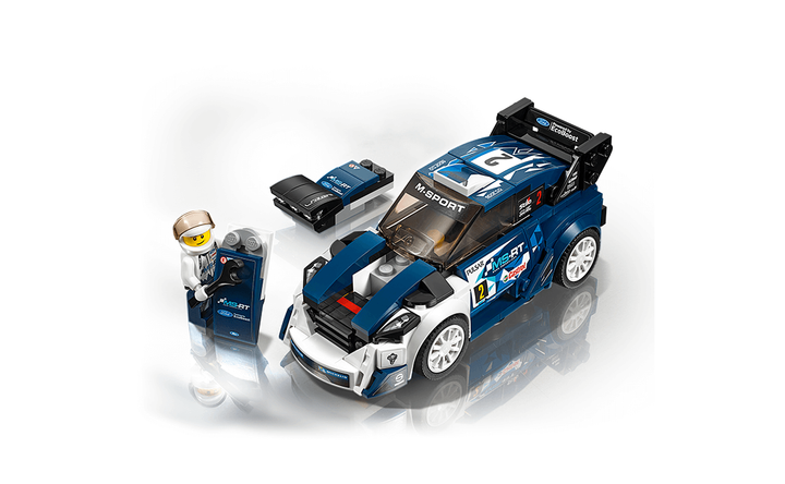 Конструктор LEGO Ford Fiesta M-Sport WRC 203 деталей (75885) - Фото 5 Конструктор LEGO Ford Fiesta M-Sport WRC 203 деталей (75885) - изображение 5