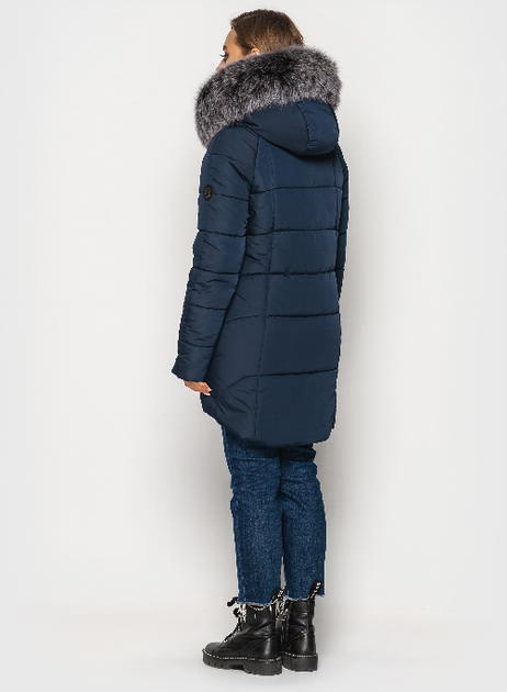 Жіноча куртка зимова MODA 000318-4 (44) S Темно-синій (000318-4 A) - Фото 4 Жіноча куртка зимова MODA 000318-4 (44) S Темно-синій (000318-4 A) - зображення 4