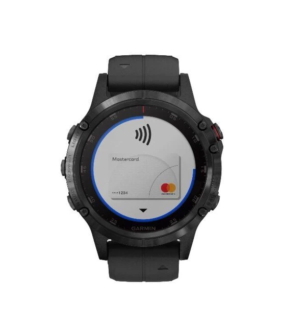 Смарт часы Garmin Fenix 5 Plus Sapphire Black with Black