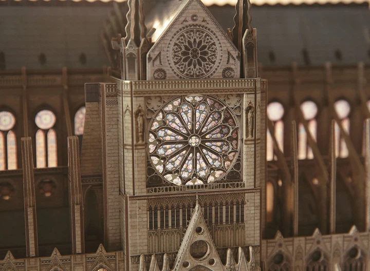 Тривимірна головоломка-конструктор CubicFun Нотр-Дам де Парі, відкривається (MC260h) (6944588202606) - зображення 8
