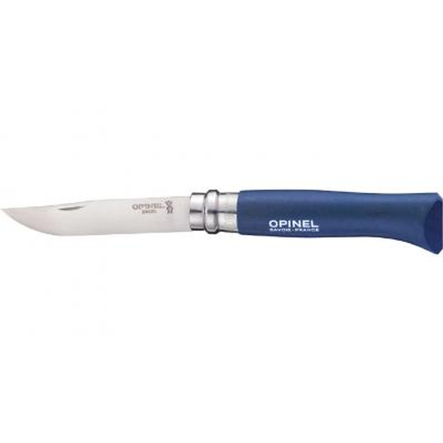 Нож Opinel №8 Inox VRI синий, в блистере (001979) - изображение 1