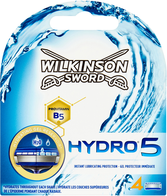 Сменные лезвия Wilkinson Sword Hydro 5 4 картриджа (4027800002207) – в ...