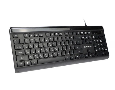 Клавиатура REAL-EL Comfort 7085 USB Refurbished черная