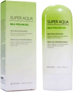 Пилинг-гель Missha Super Aqua Mild Peeling Gel для очищения чувствительной кожи лица 100 мл (8809530060445)