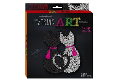 Набор креативного творчества «STRING ART» укр.(STRA-01-04U)