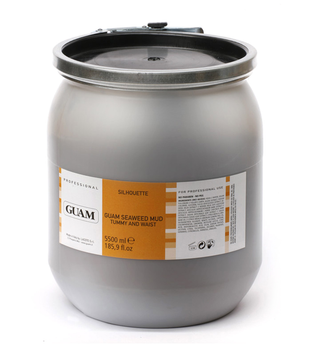 Грязьова маска з водоростей для живота і талії GUAM GUAM Seaweed Mud Tummy and Waist 3 ємність 5000 мл (7000 г)