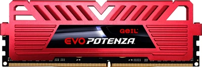 Модуль пам'яті для комп'ютера Geil Evo Potenza DDR4 16Gb 2666 MHz Red 1.2V (GPR416GB2666C19
