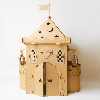 Картонный домик. Замок для принцессы или короля Cardboard Mama