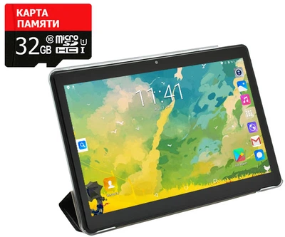 Планшет-Телефон CONTIXO KT107 3G 10.1" 16GB ROM GPS + Чехол вкладыш + Карта памяти 32GB