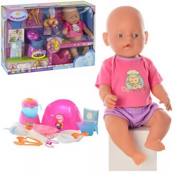 Кукла пупс Warm Baby RT 05053 функциональный с аксессуарами