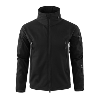 Тактическая куртка № 2 Lesko A012 Black 2XL мужская