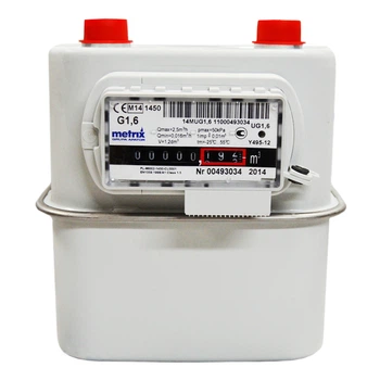 Счетчик газа мембранный Metrix G 1.6 1 1/4" (левый)