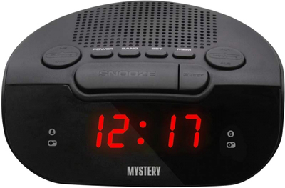 Радіогодинник Mystery MCR-21 Black-Red