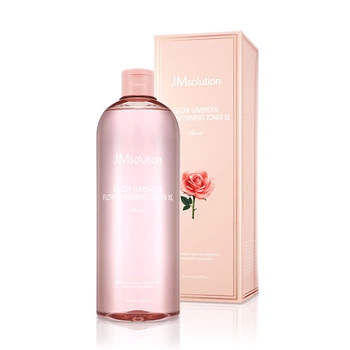 Тонер с экстрактом дамасской розы JMsolution Glow Luminous Flower Firming Toner XL 600 ml