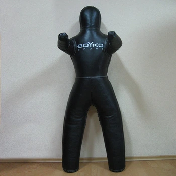 Манекен для ММА Boyko-Sport кожаный 1400 мм, код: bs2331101140-BK