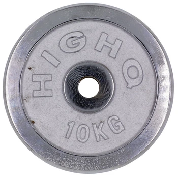 Блины диски 10 кг 30 мм хромированные HIGHQ SPORT TA-1454-10S