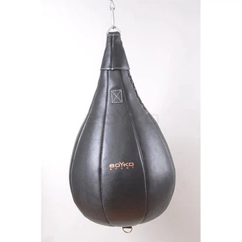 Груша боксерская Boyko-Sport Капля №2 кожа 600х355 мм, код: bs0611351002-BK