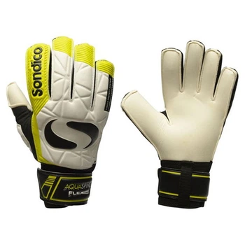 Воротарські рукавички Sondico Aquaspine Goalkeeper Gloves Mens 11 White/Yellow
