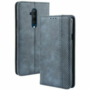 Чохол-книжка Deexe Retro Style для OnePlus 7T Pro - Blue